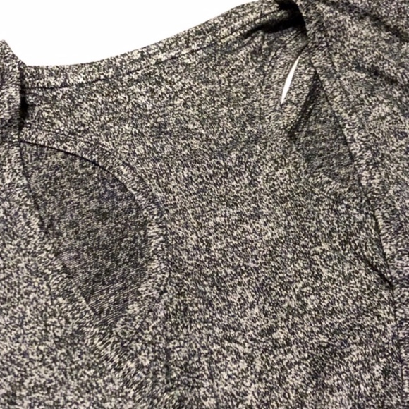 Athleta - Heathered Gray Cutout Sweater - Picture 5 of 6
